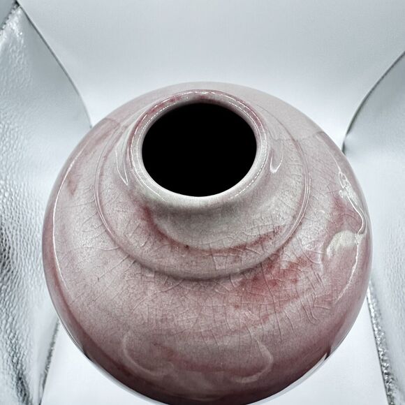 Vintage Vase Contemporary 80s - 90s Art Pottery Large 10 in x 6 In Hand Signed - Picture 6 of 11